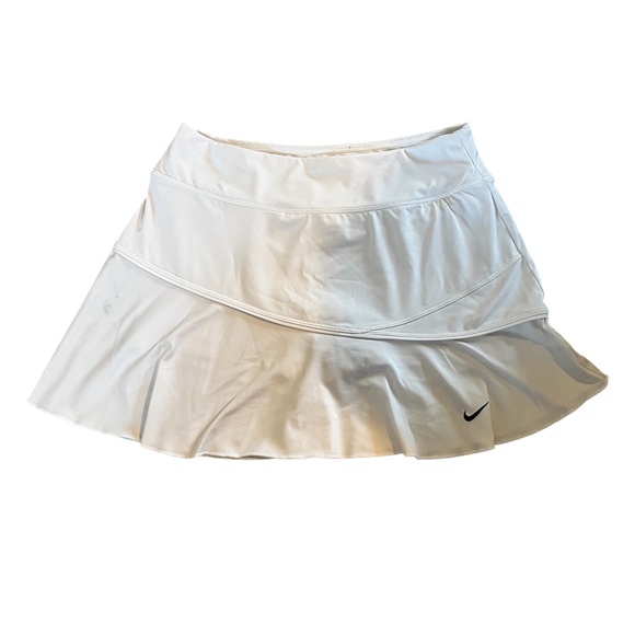 Nike Activewear Dri-Fit White Tennis Skirt | Size Small - Picture 1 of 5